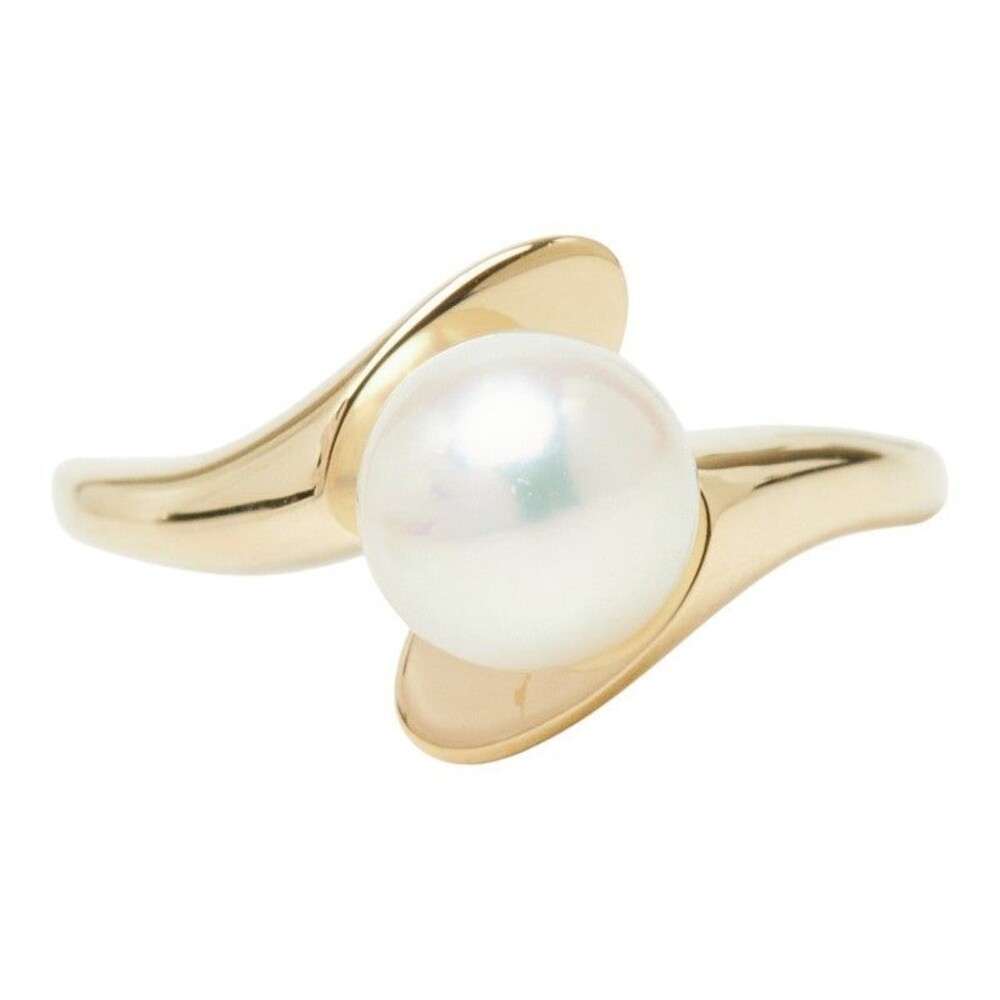 Mikimoto Akoya Pearl 7.1mm K18YG Yellow Gold Ring Gold